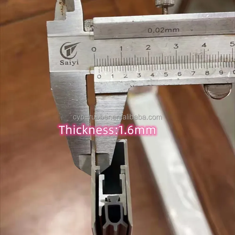 Factory Price Door Bottom Seal Rubber with Width 14mm * Height 34mm Door Bottom Seal Rubber Automatic Drop Seal