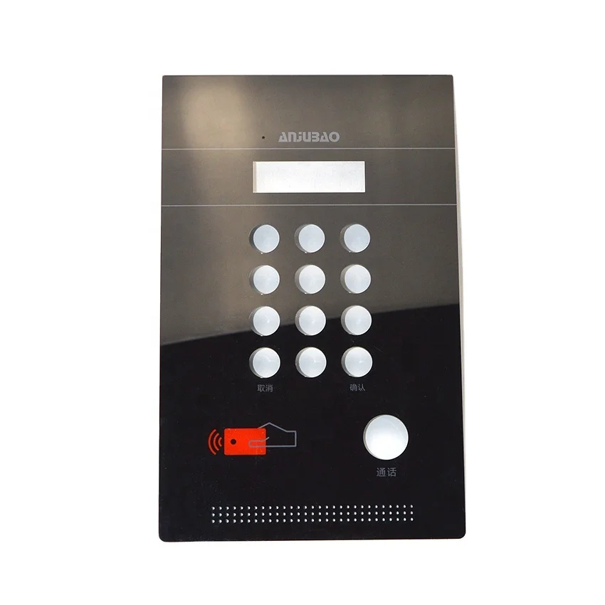 Security Fingerprint Lock Panel Acrylic/Glass Anti-Scratch Sheet Graphic Overlay Control Panel Overlay Acrylic Front Panel