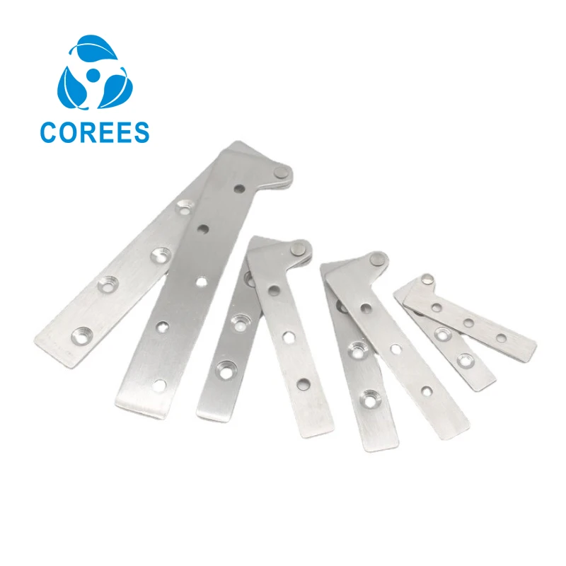 360 Rotation Stainless Steel Up and Down Wood Cabinet Door Hinges Hidden Furniture Hinge