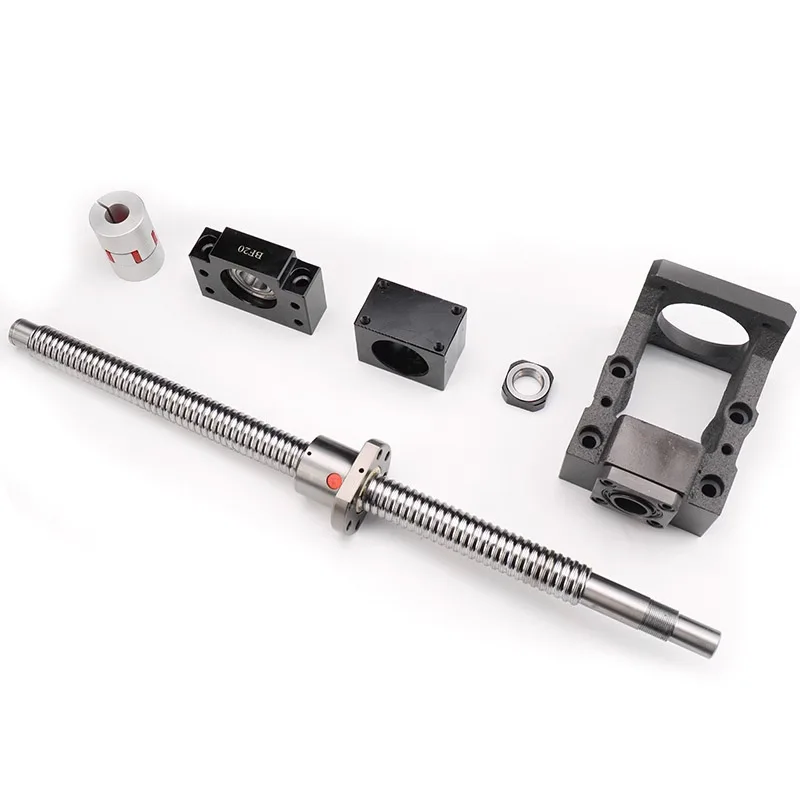 Metal Steel  MBK12-57 MBK12-60  Stepping Motor Drive Ball Screw Seat for CNC Milling