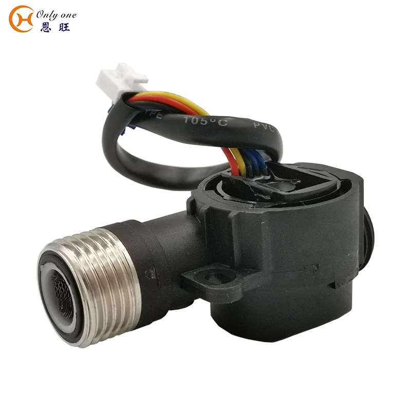 Plastic Magnetic Water Flow Sensor Multifunction Liquid Flowmeter 2-30L/Min