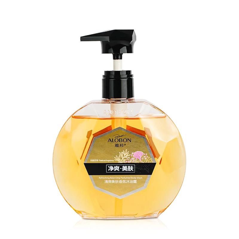 Alobon Wholesale High Quality Free Sample Transparent Cream Smelly Good Great Flavor Body Lotion Body Wash