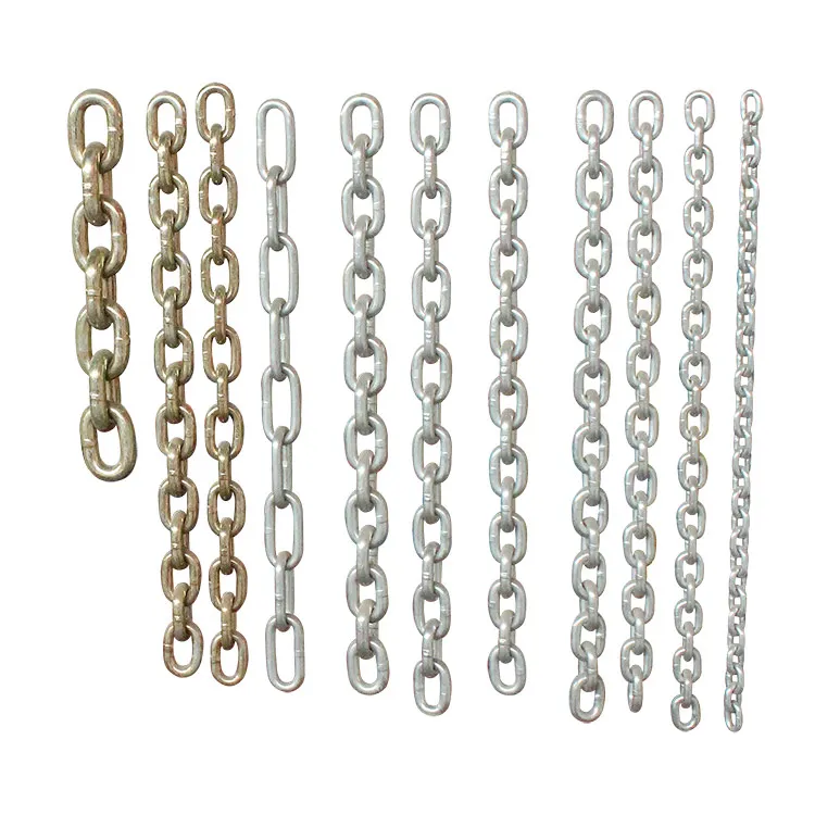 Alloy steel heavy duty industrial lifting chain 6mm-32mm Link chain lifting black chain
