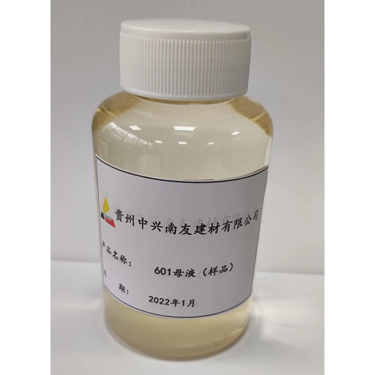 Chinese Polycarboxylate Superplasticizer Water Reducer 601 Mother Liquor