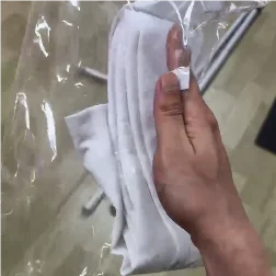 Fashion white stretch cloth tube suitable for metal pole display stand