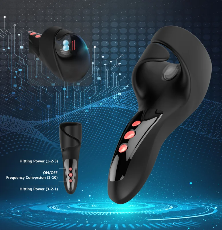 Besting Selling Silicone USB Rechargeable Adult Sex Toys Exercise Wand AV Vibrator for Men Training