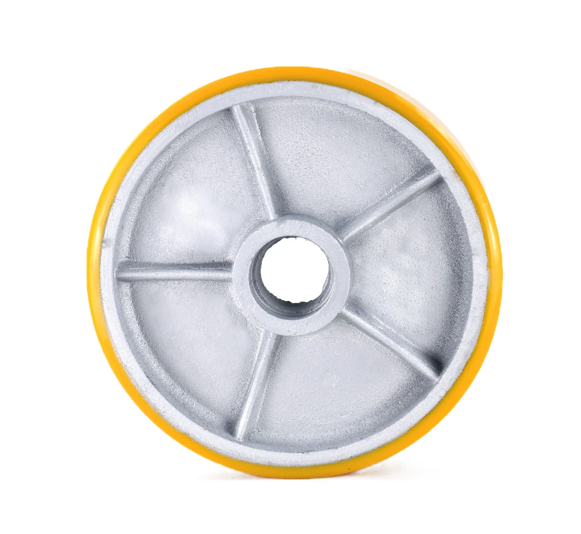 Source factory Hot products 10x2 Double ball bearing  heavy duty iron core Polyurethane  caster wheel