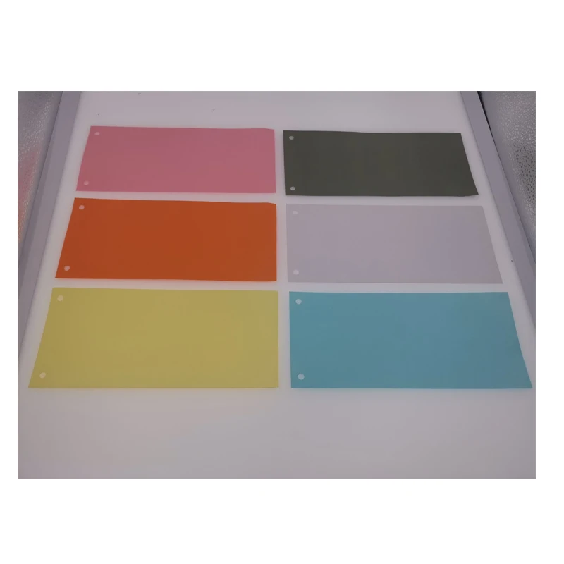 
Office or school made of 120g to 180g pure wood pulp paper divider 