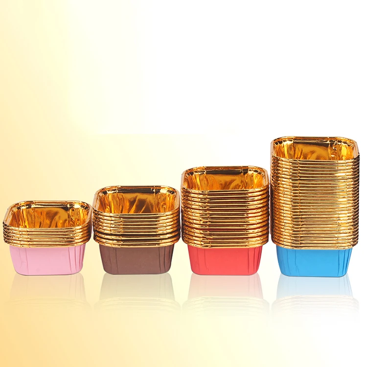 Food Grade PET Coated Paper Baking Cup with Lid,Heat Resistant Greaseproof Bread Muffin Cake Disposable Paper Baking Mold