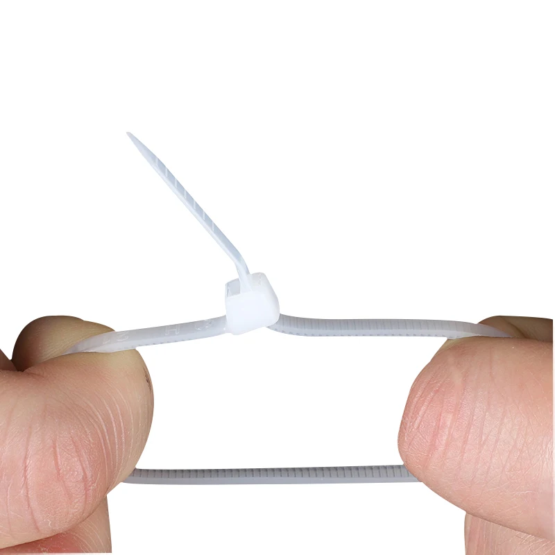 High Quality White Black Tie Cable Ties Nylon Colorful Cheap Price China PA66 PA6 Nylon Plastic Self Locking Cable Zip Tie Warp