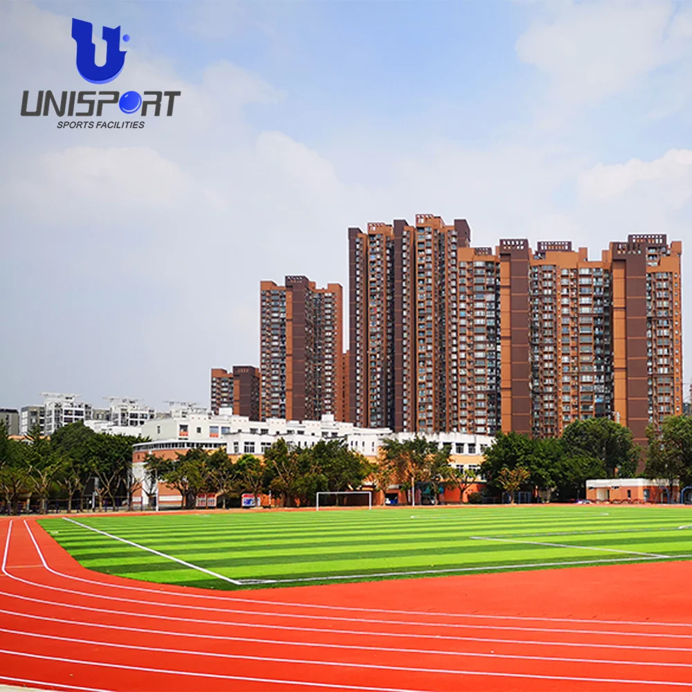 High Quality Customized Rubber Running Track for Soccer Red soccer Track Mat for School