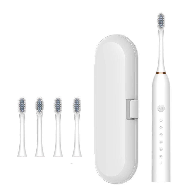 Divtop взрослая Автоматическая отбеливание перезаряжаемые OEM предотвращения кариеса дезинфицирующее средство Sonic зубная щетка электрическая