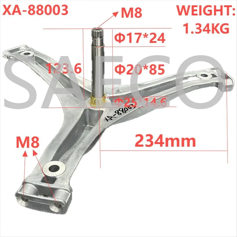 Atlante Washing Machine Spare Parts Washing Machine Drum Spider XA-88001