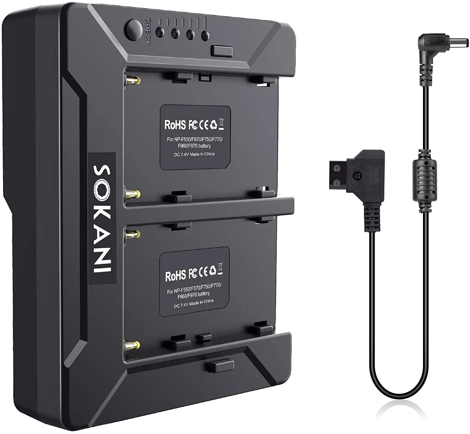 NP-M + v-образное крепление пластины для фото освещение аккумулятор SOKANI X60 светодиодные лампы для видеосъемки NP-F батарея для аккумуляторной батареи с v-образным крепежом конвертер адаптер