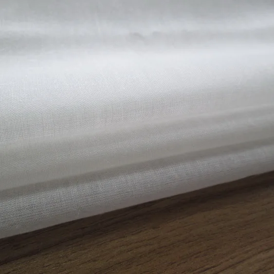 60S/1 Yarn Flame Resistant Fireproof Fabric 100% Meta Aramid Fiber Cloth Nomex 1313 Plain Woven Lightweight 52 Gsm Unbleached
