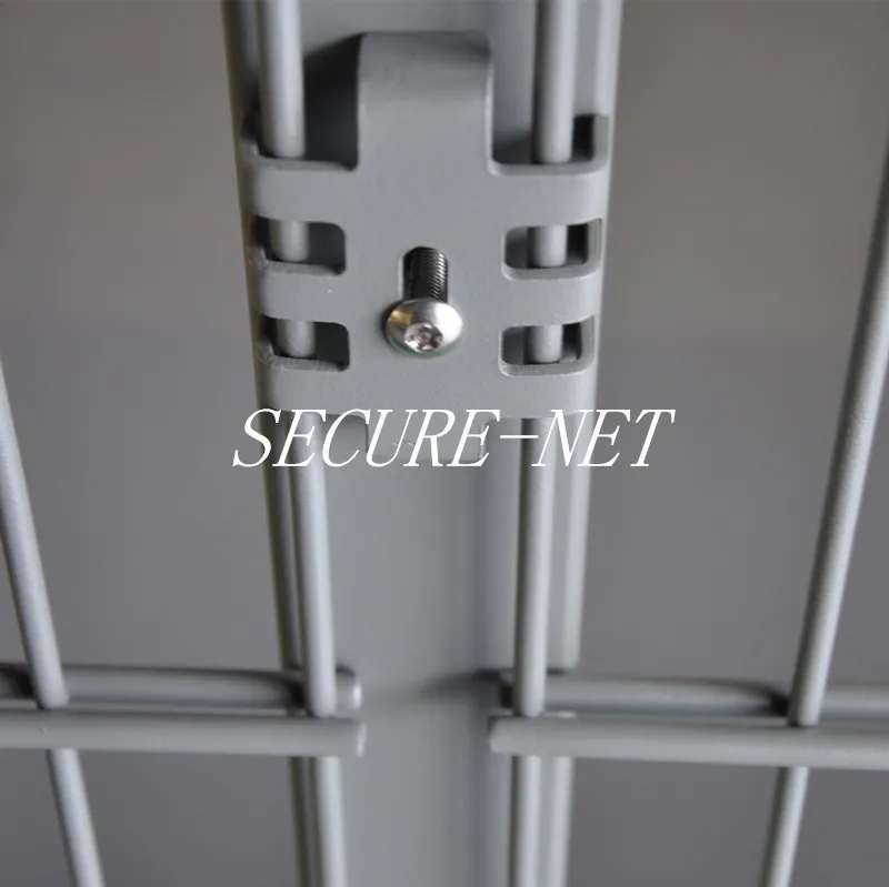 Hot Sale 656 Security Double Wire Mesh Iron Fence Electric Twin Wires Fencing with square post