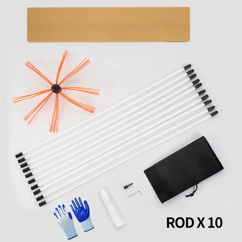 Le China Chimenea Kitchen Sweep Cleaning Kit Kamin Chimney Productos De  Cheminee Reinigungsmittel