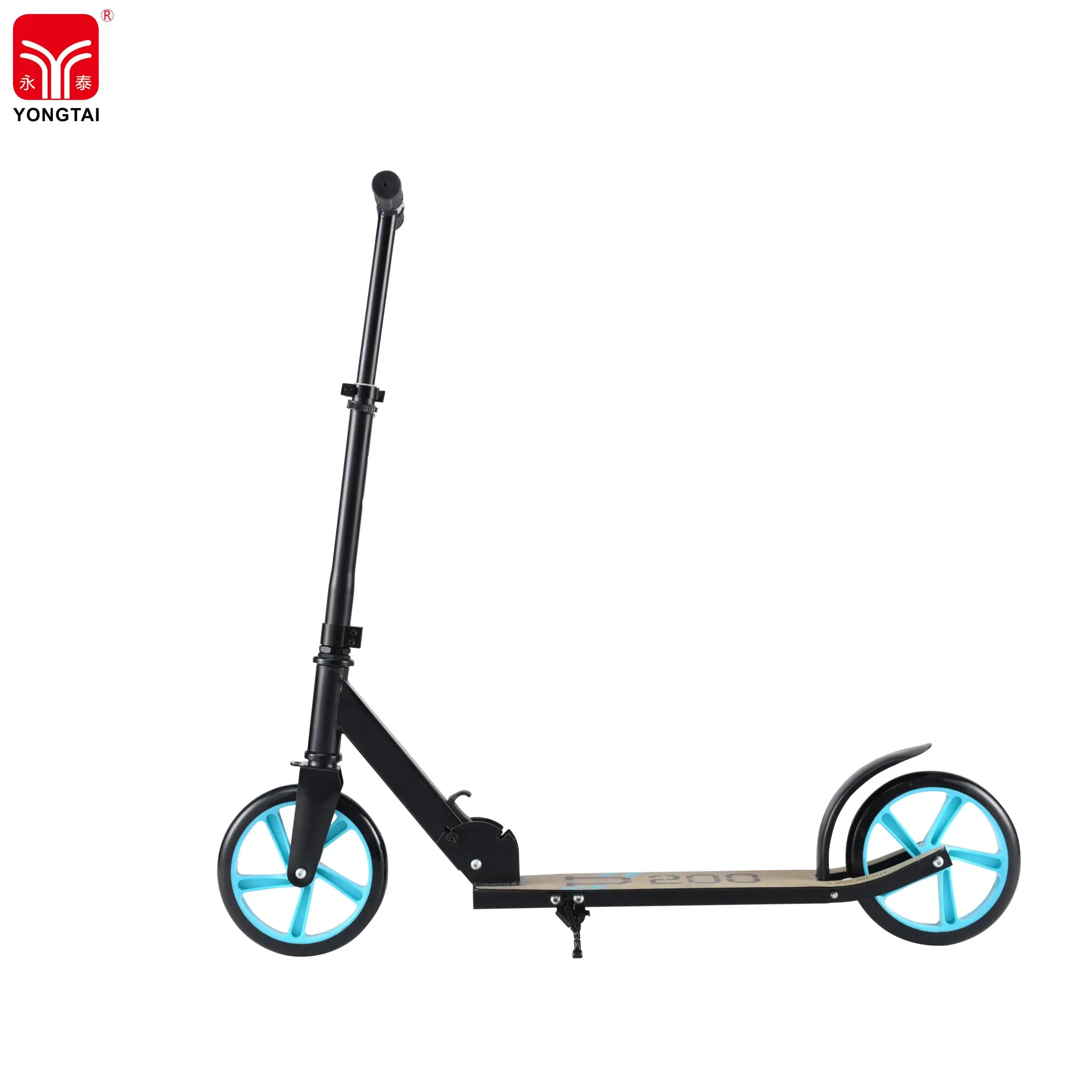 Big Wheels Scooter for Adult and Teens Foldable Kick Scooter with Adjustable Handle Bar 200MM PU Wheels Pedal Scooter