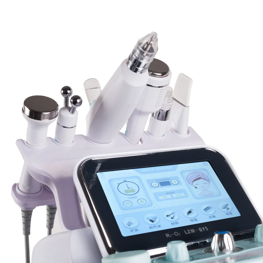 customizable 5th generation spray gun h2o2 face oxygen hydrate clean facial machine