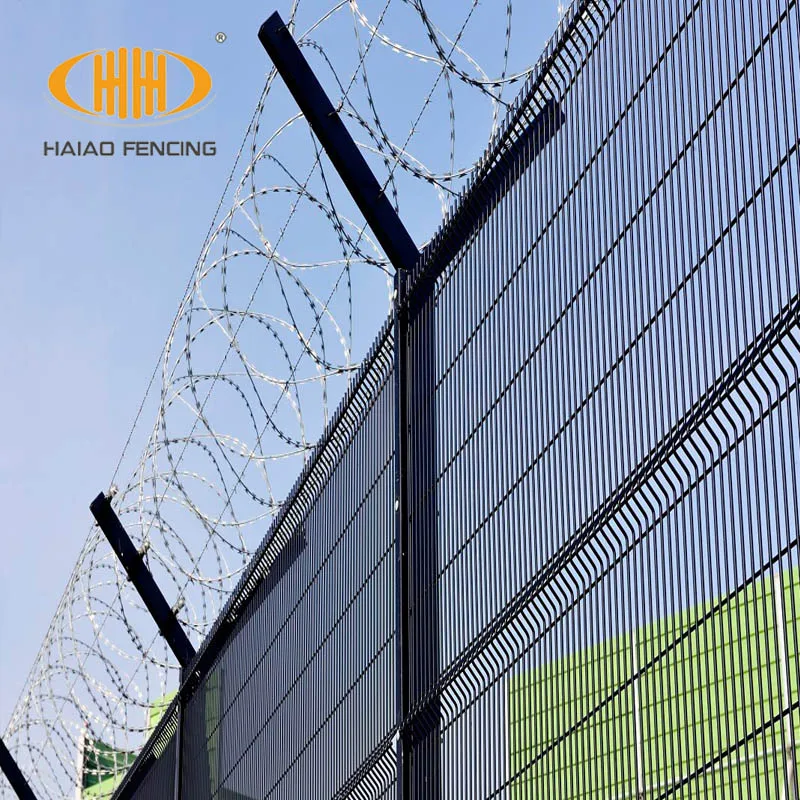 valla para aereo puerto high security airport fence with razor barbed wire