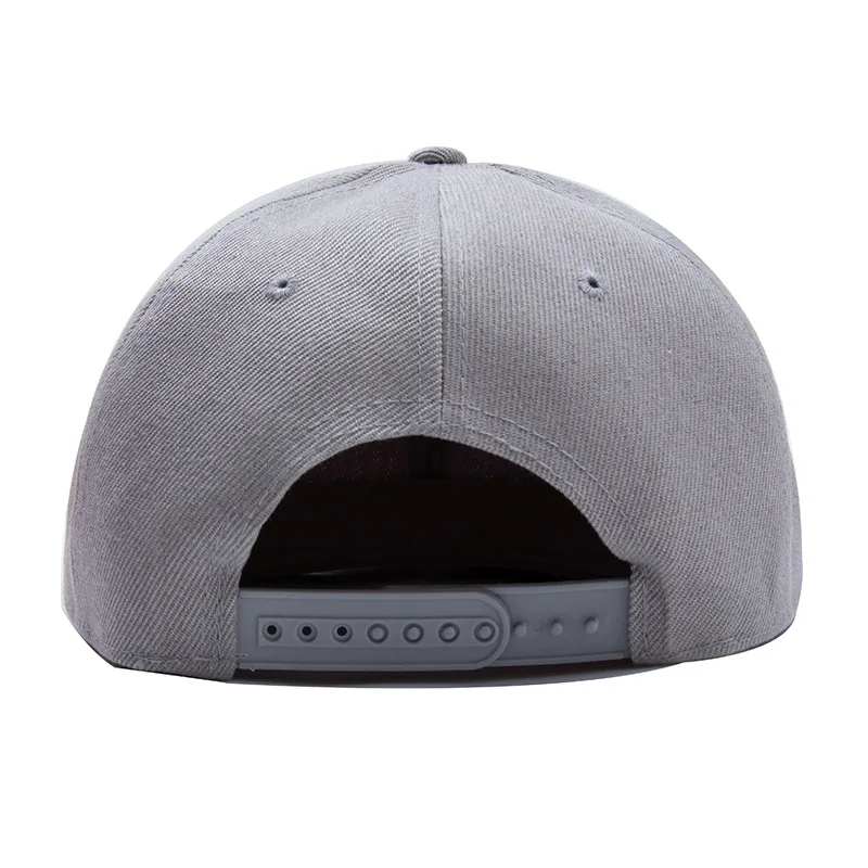 LRT New Style Plain Flat Brim Trendy Baseball Hats Customized Embroidery Logo High Quality Adjustable Hip Hop Snapback Hats