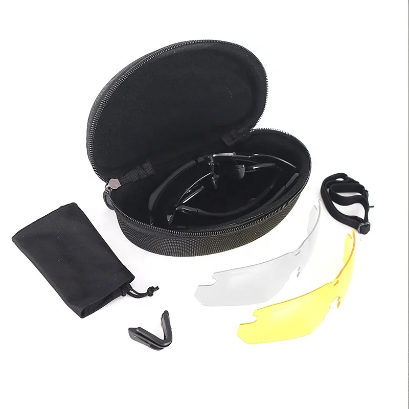 Hunting Goggles Tactical Glasses Multifunction Detachable Outdoor Hunting Combat Shooting Tactical Glasses For Nearsight