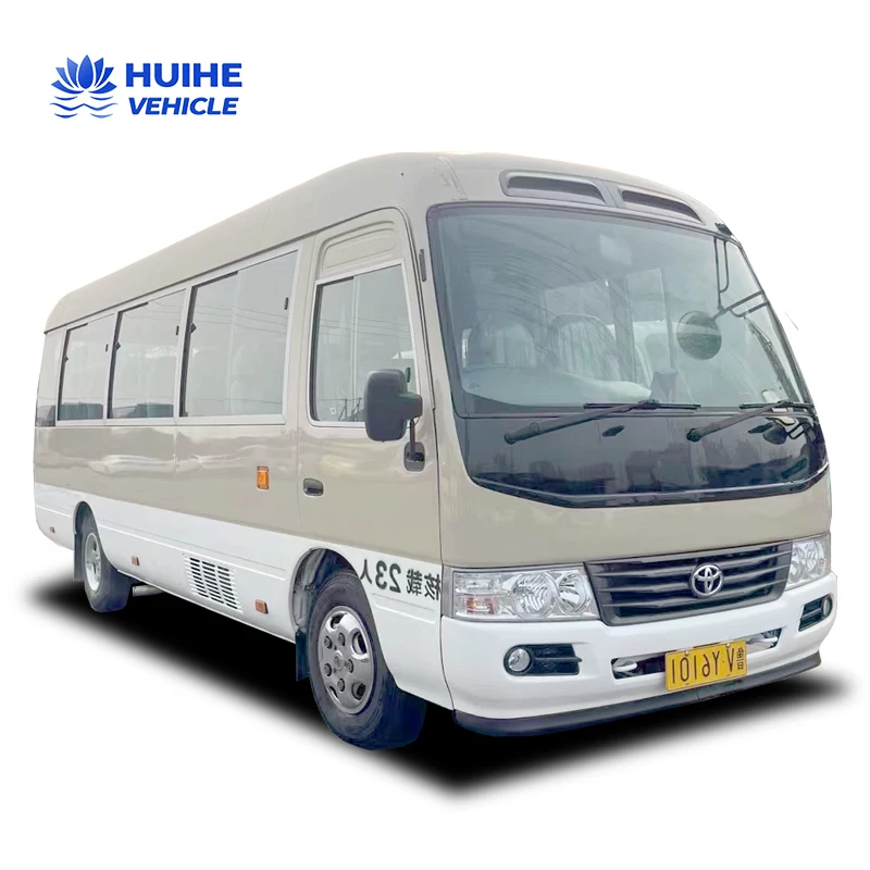 Coaster bus 6 cylinders good quality used coaches 29 seaters second hand buses  with cheap price in good condition