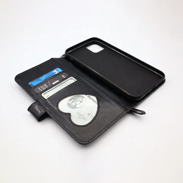 Design for iPhone 14 Case Magnet Auto Sleep Stand Case Credit Card Leather Cover for Samsung A12 A22 A33 A53 A73 5G Wallet Case