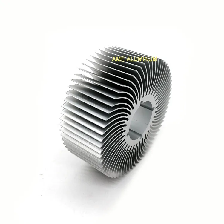Custom China Fin Aluminum Heat Sink Cylindrical Cold Forging Strip Radiator