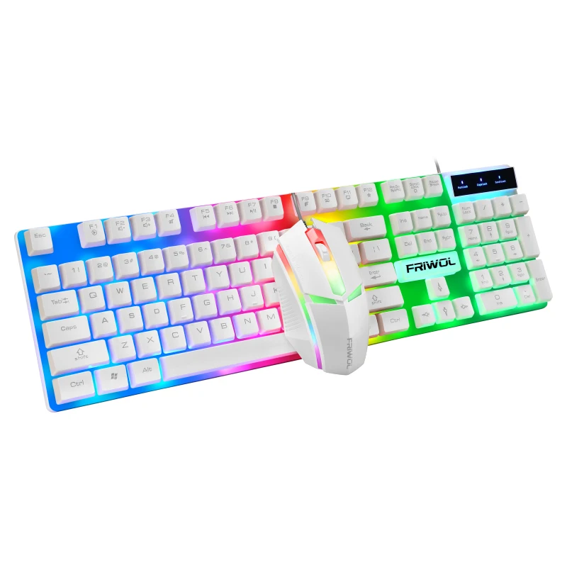OEM Радужная светодиодная подсветка, игровой набор Klavye, игровая клавиатура Klavye, игровая клавиатура, мышь, комбо