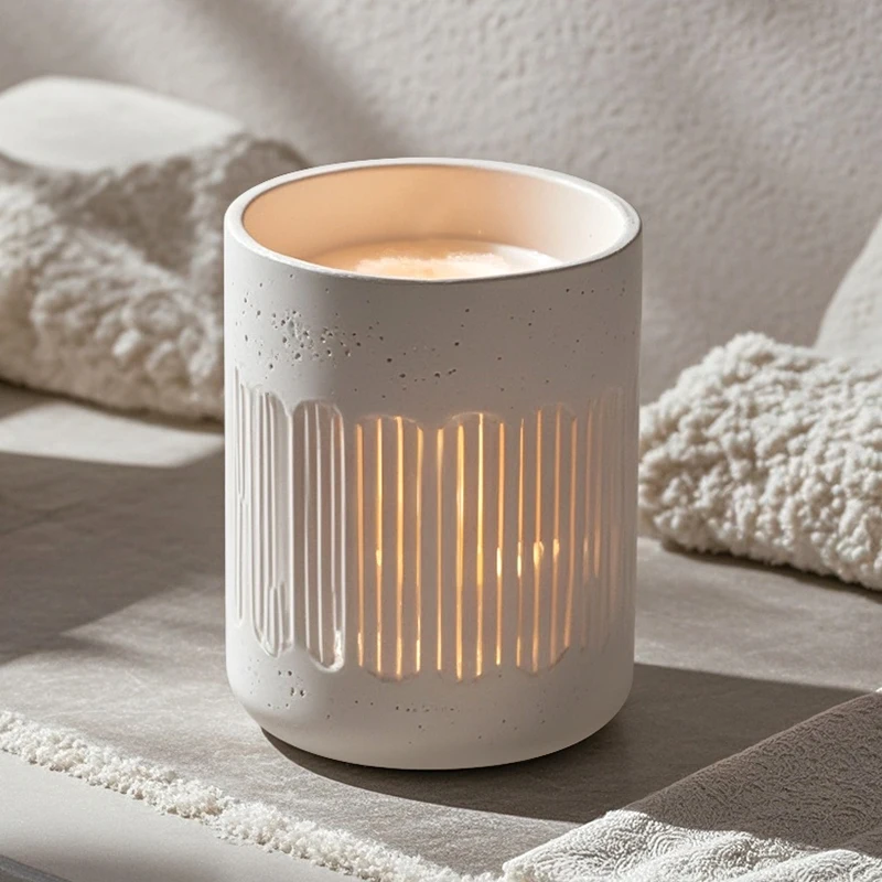 Ceramic Candle Holder For Home Decoration Spa Scented Oil Burner Wax Melting Candle Tealight Wax oil Warmer