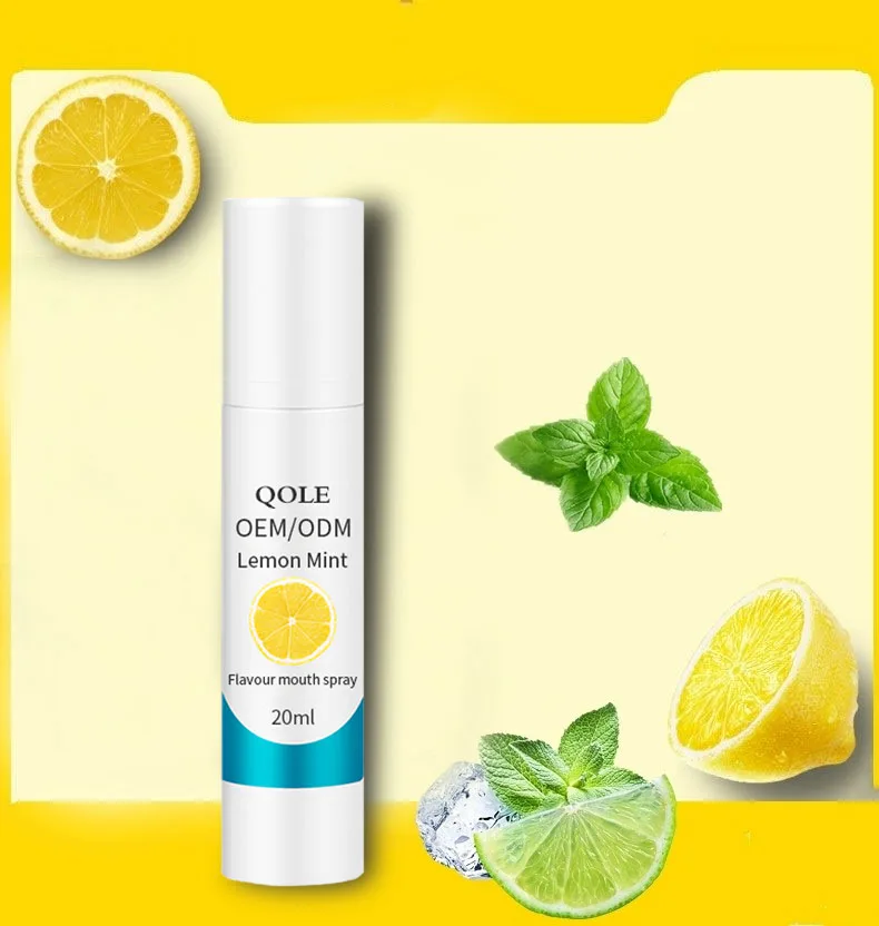 Уход за полостью рта портативный мятный парфюм спрей для дыхания для неприятного запаха
