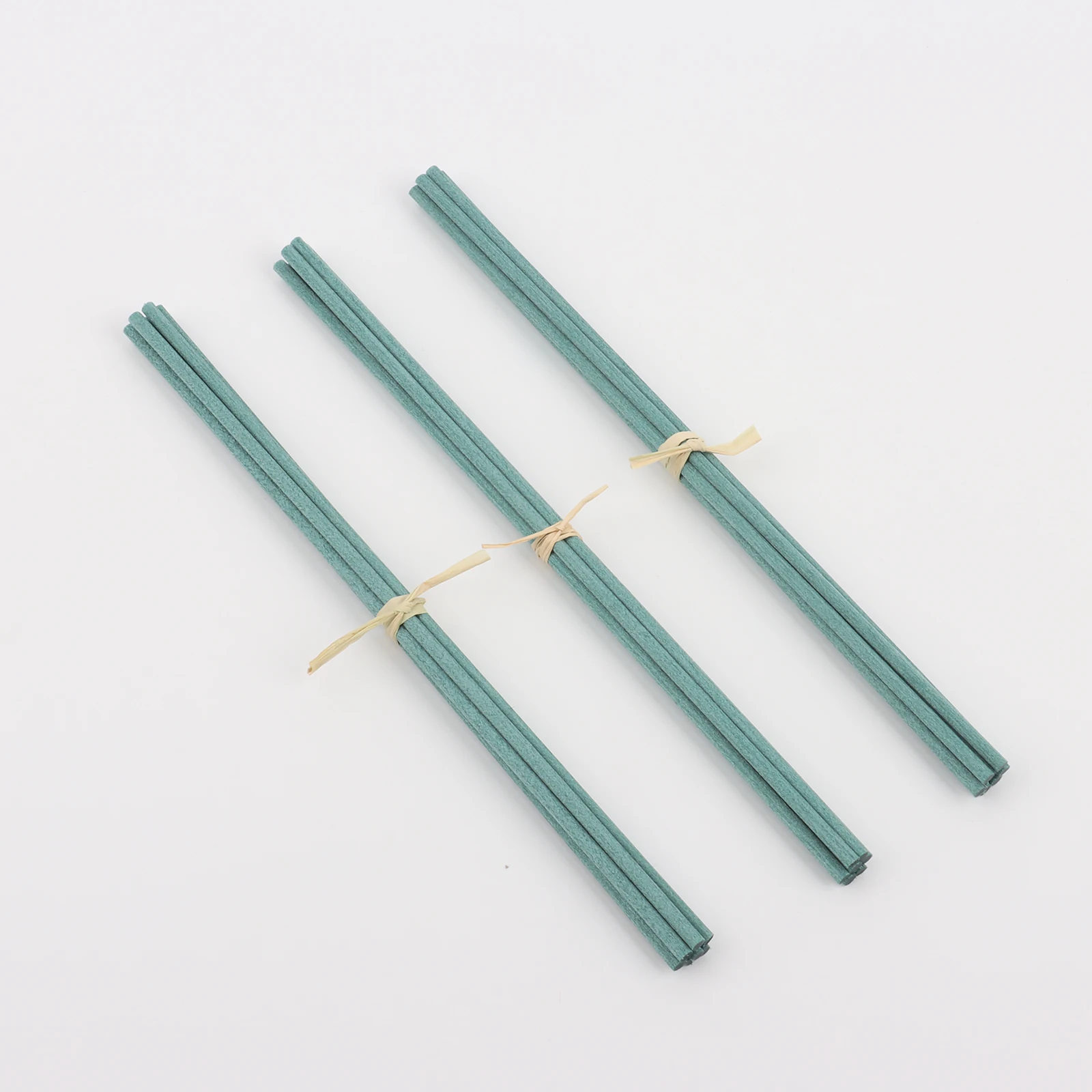 Home Air Freshener Aroma Reed Diffuser Essential Oil Green Fiber Fragrance Reed Diffuser Stick