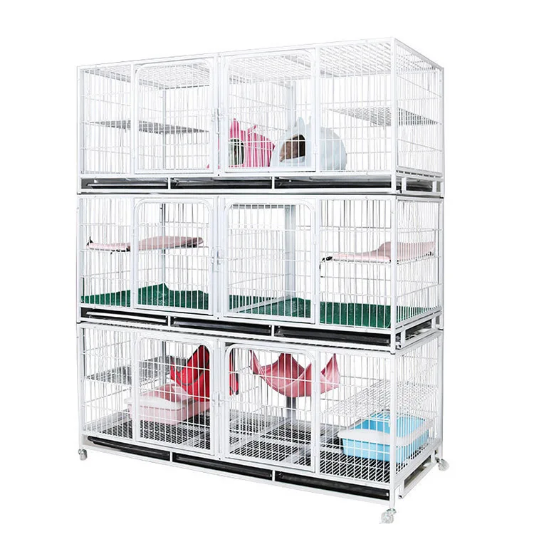 Galvanized Square Tube Large Cage Pigeon Breeding Chicken Duck Cat Dog Pet Cage