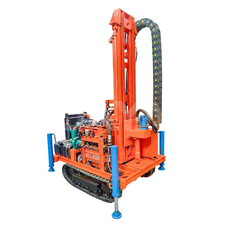 150m Coring Drilling Rig Hydraulic Portable diesel Small Water Well Machine