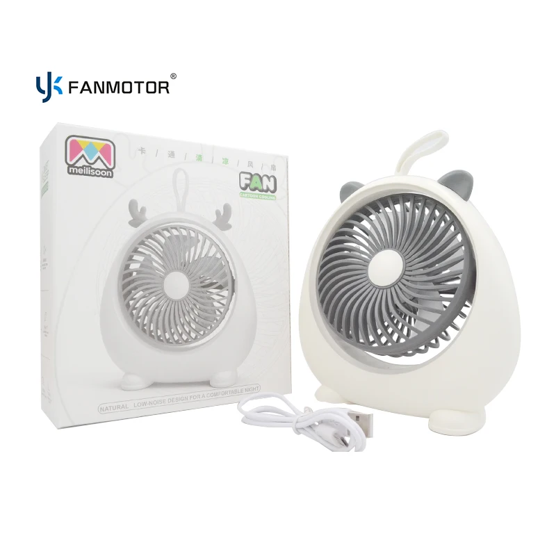 Multi Colors Two Wind Speed Portable USB Electric Cooling Fan Mini Table Fan Price