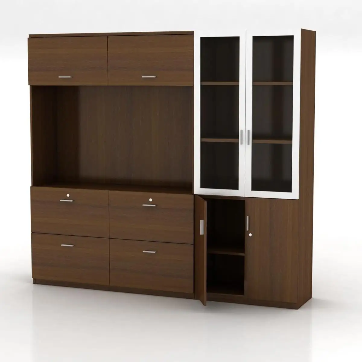 iULTRA Cabinet Cabinets Small Vertical File Laminate Combined Filing Office Home Office Furniture Modern Panel Wooden Extendable