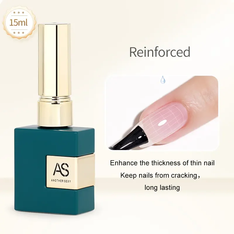 15ml Nail functional gel AS base top coatblooming gel leveling gel diamond matte top coat for nail polish