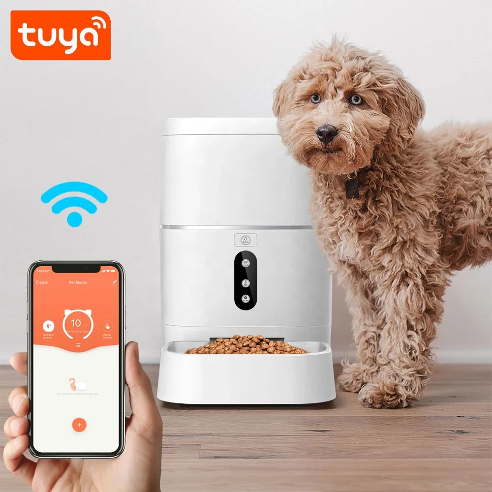 2023 Smart WIFI Automatic Tuya Pet Feeder With APP Control PST-FD-BL3