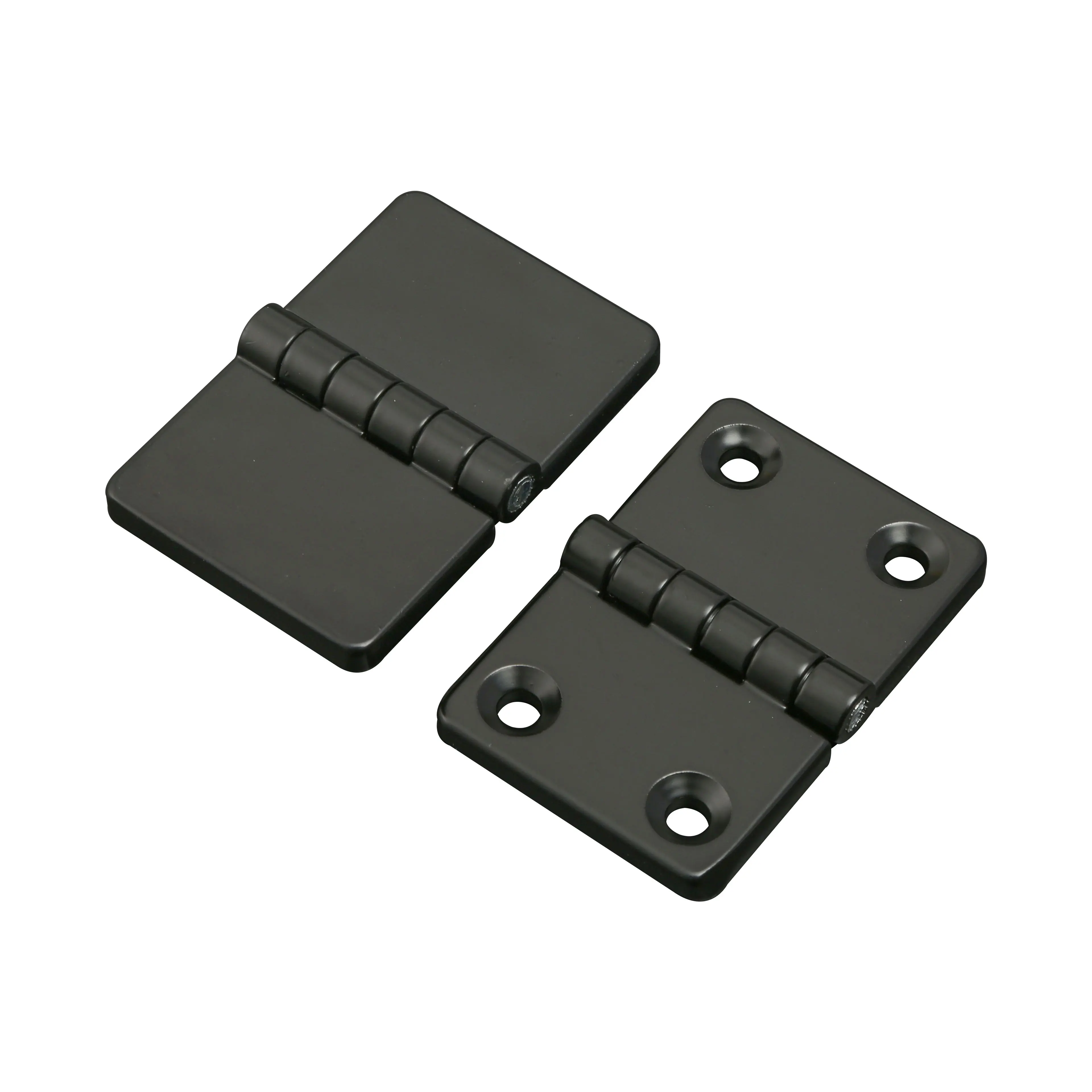 CL019 Custom Black door Hinge with hole  Cabinet Door latching Zinc Alloy