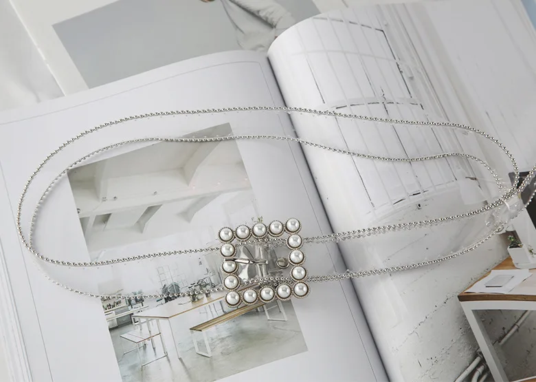 CPC Transparent Belt For Women Instagram Korea Decorative Dress Small Belt Fashion