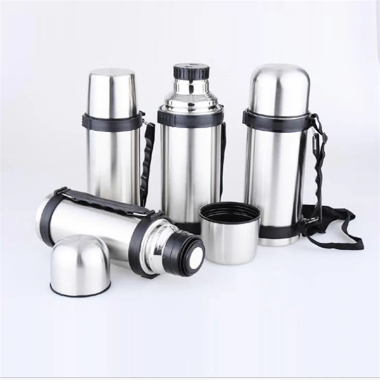 Wholesale1l с двойными стенками из нержавеющей стали Термокружка Из Термос бутылка большой емкости автомобиля портативный спорт путешествия горшок