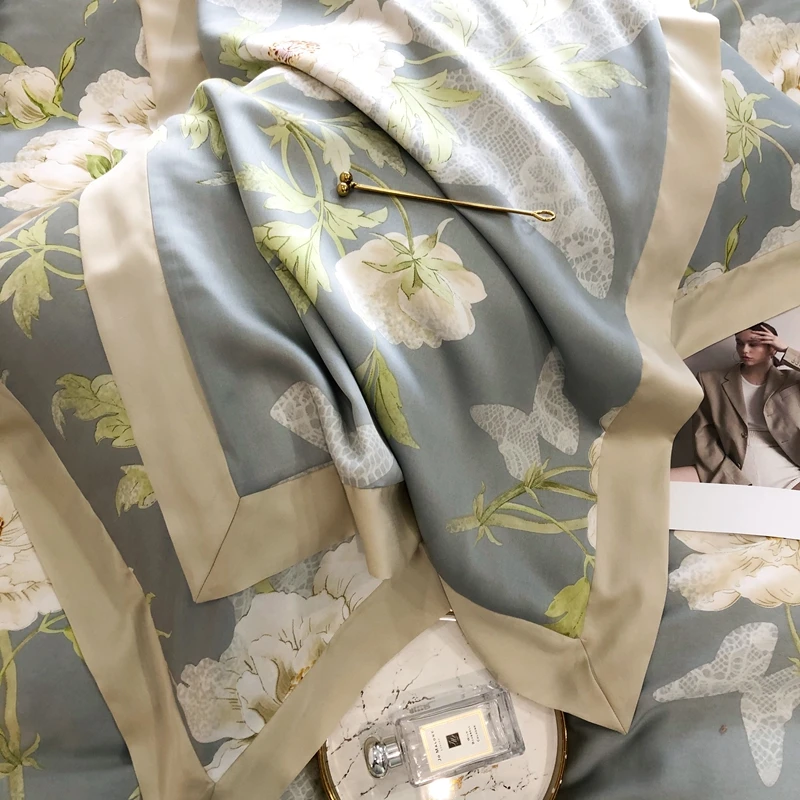 China manufacturer 300TC TENCEL fiber bed linen bed sheet set fabric