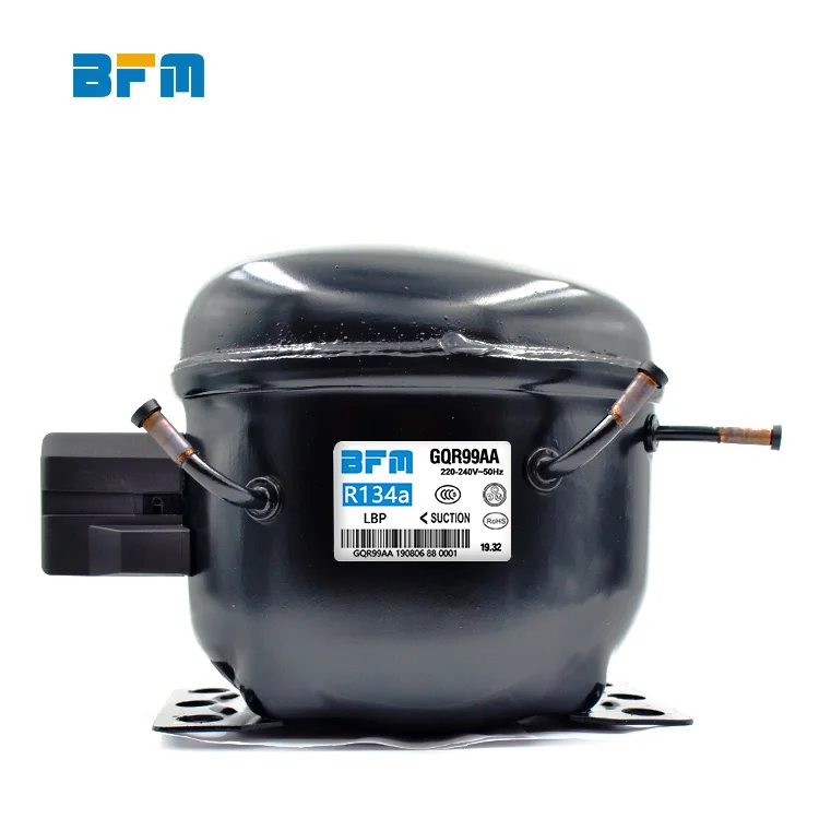 BFM GQY99AA  220/240V/50Hz  R134a refrigeration compressor for refrigerator KONOR closed piston compressor