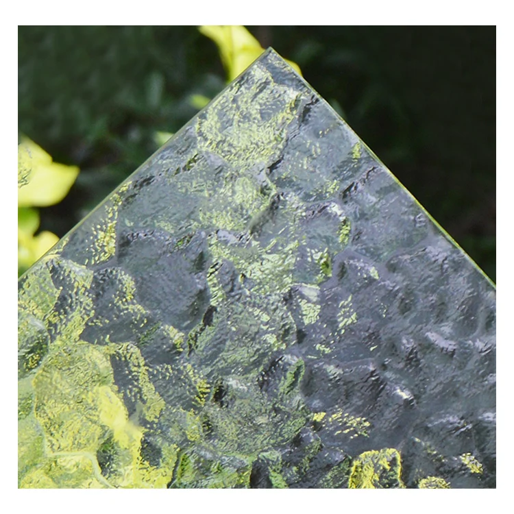 Hot selling 4mm - 12mm figured aqualite patterned glass for building