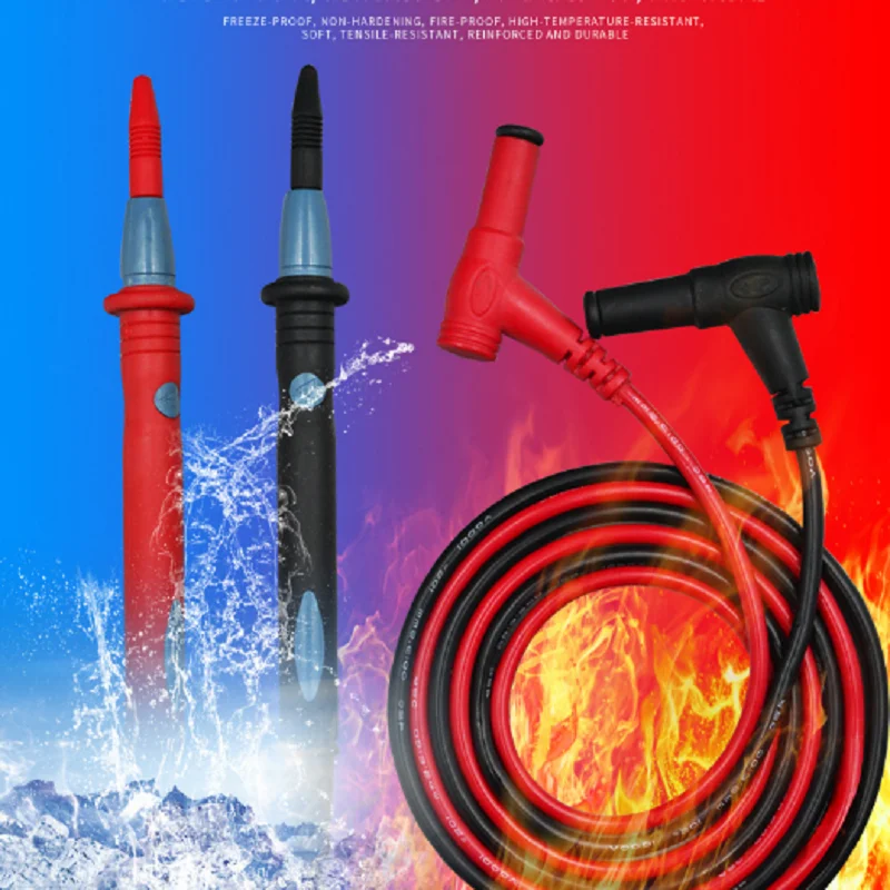 1000V 2OA 1M Silicone Test Leads Cable