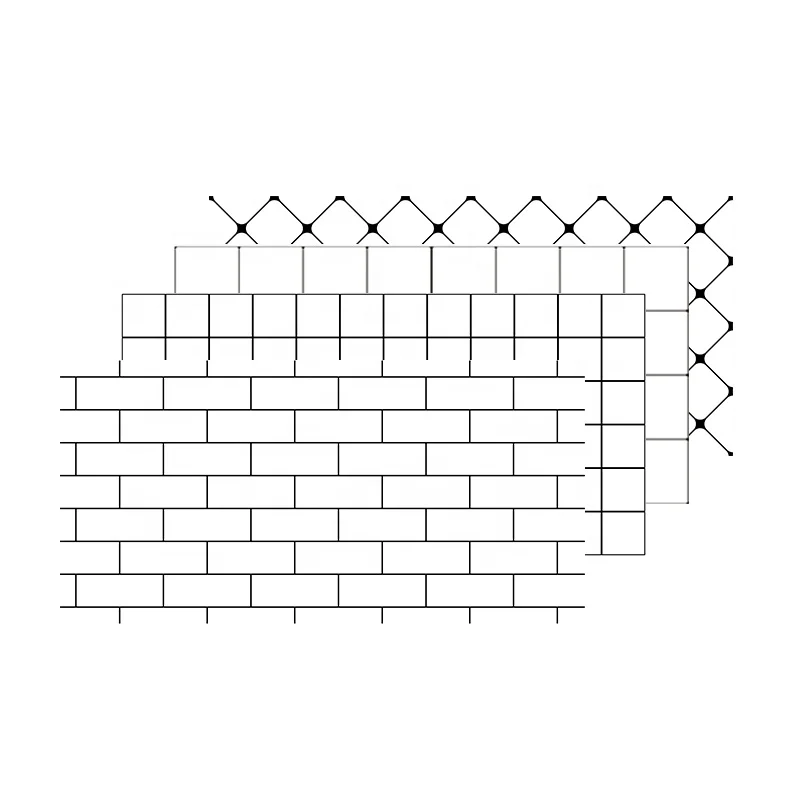 Home Decoration 3D Adhesive Black And White Geometric Lines Cabinet Cover Roll Waterproof Wallpaper For Kitchen Sticker