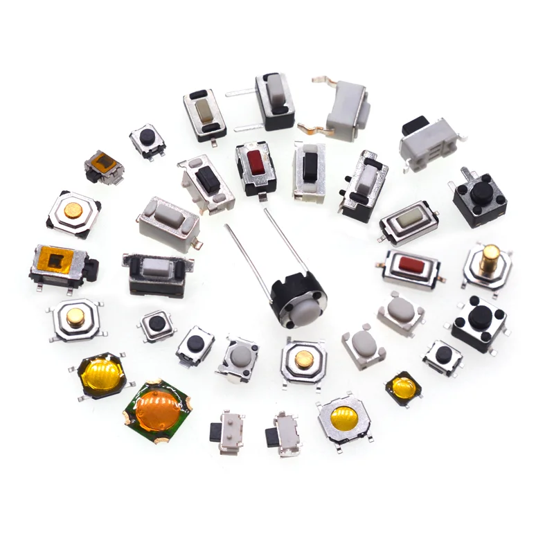 Мини-переключатели выключатель аварийной остановки 2x4,3x3,3x4,3x5,3x6,4x4, 4,5x4,5, 6x6,12x12 много высоты