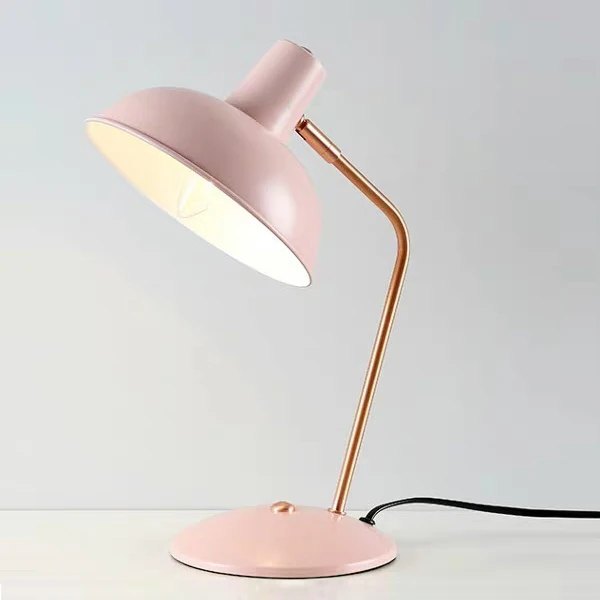 
Office reading desk led lamp with porcelain table lamp 