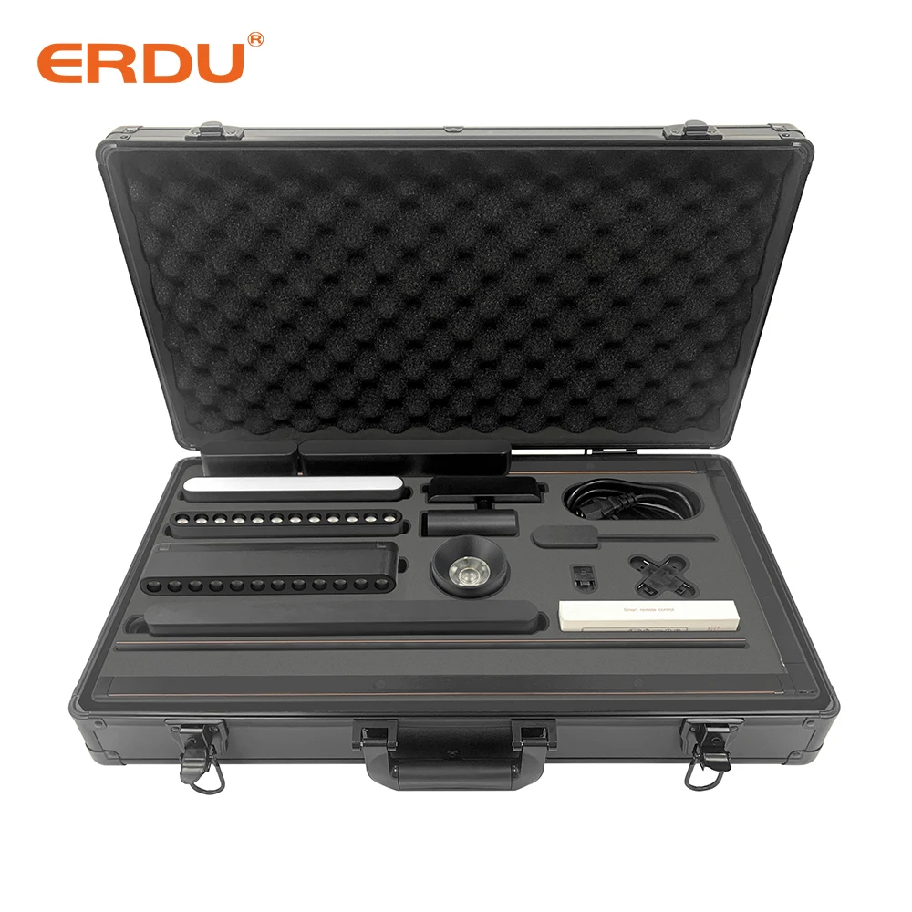 ERDU 24v Led Fabric Track Belt Lighting Adjustable Pendant Light Woven Track Light